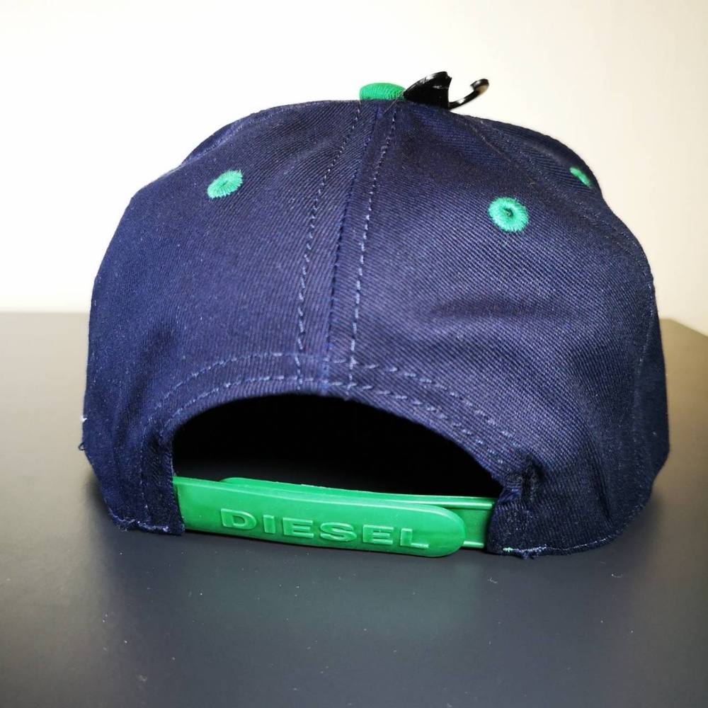 Diesel Kids Size Baseball Camp Hat Cap Logo Blue - Picture 3 of 3